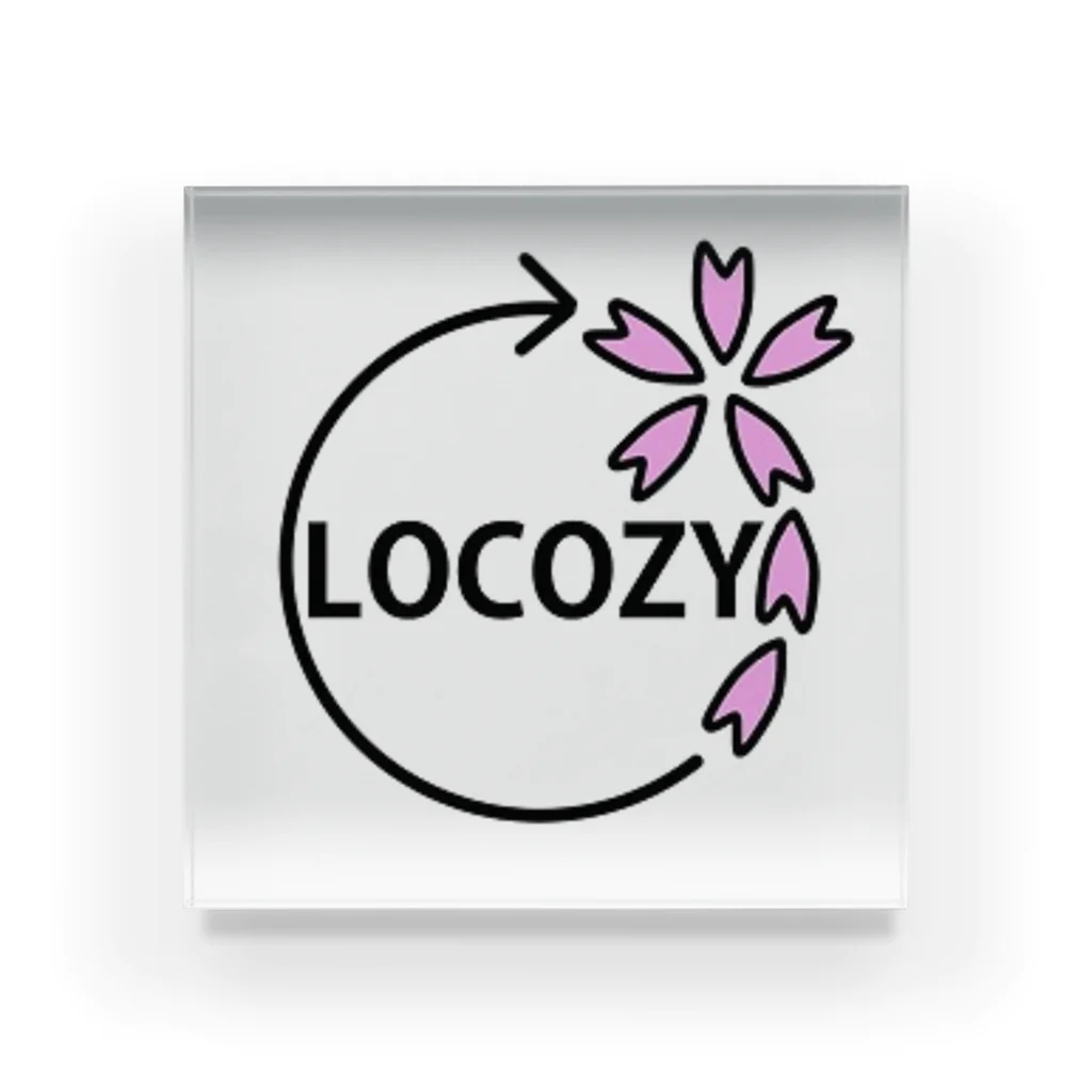 LOCOZY　ONLINEのLOCOZYペーパーウェイト Acrylic Block
