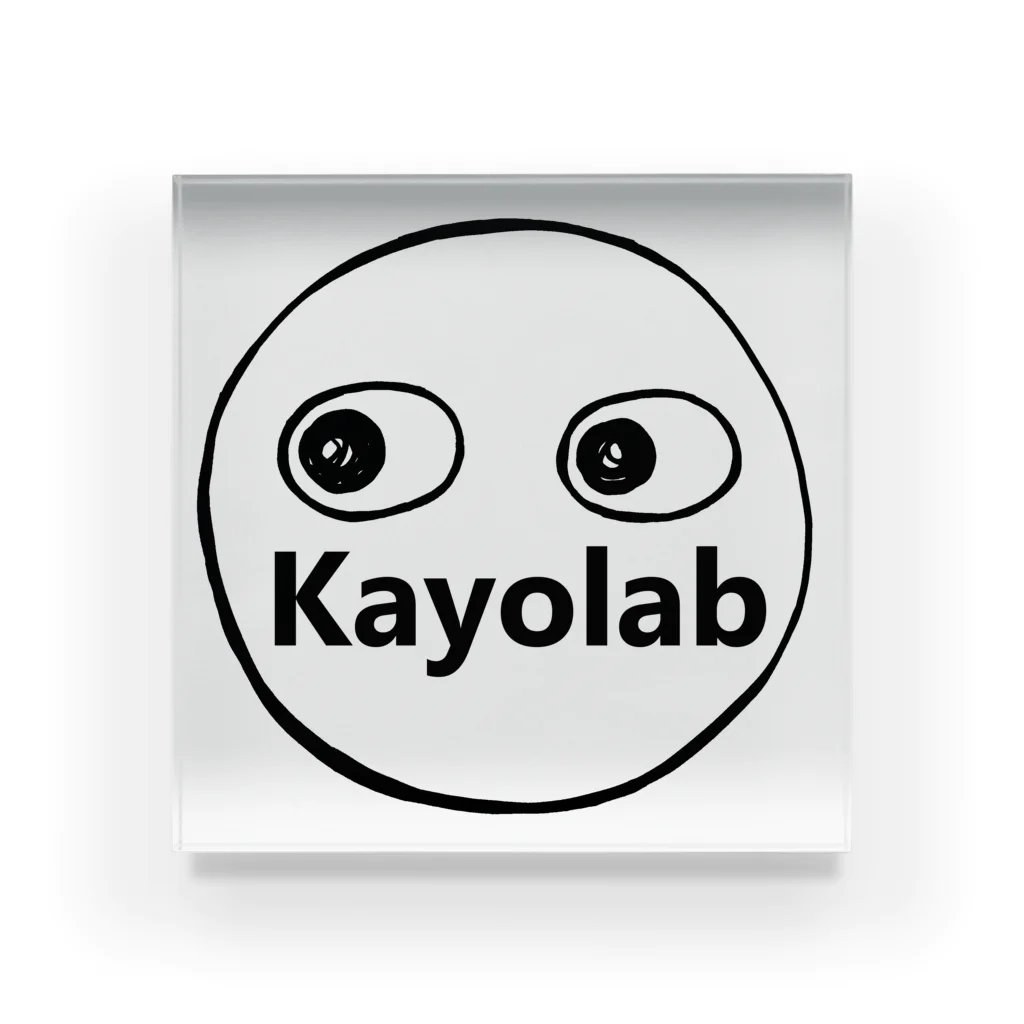 カヨラボ　スズリショップのKayolabくん Acrylic Block