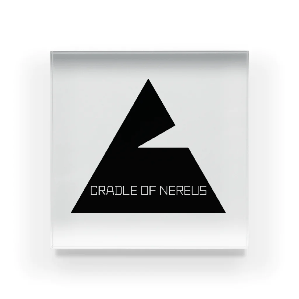 歯車インダストリー SUZURI支店のCRADLE OF NEREUS(BLACK) アクリルブロック