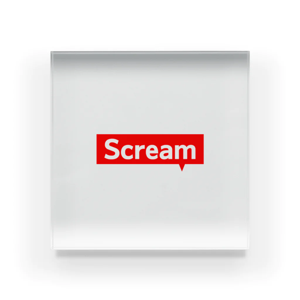 オモロゴのScream アクリルブロック