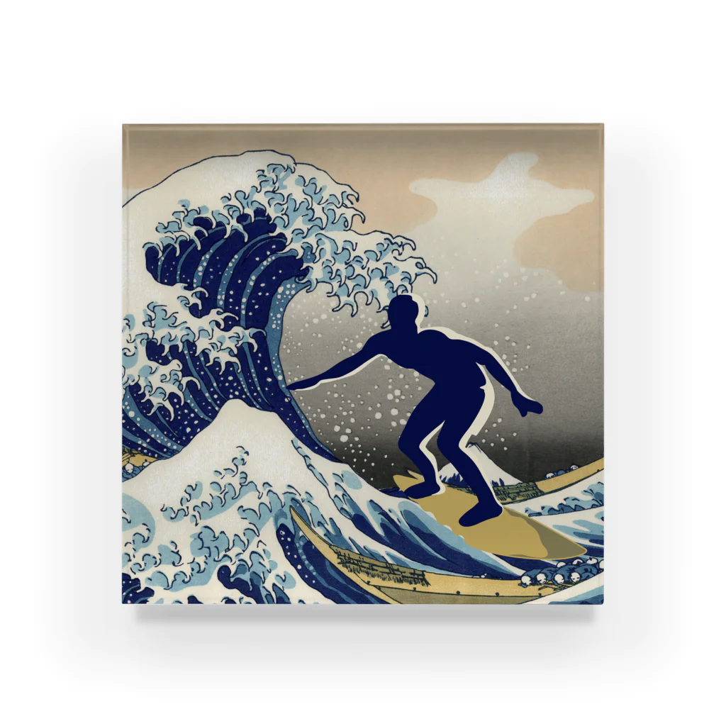 SURFING-THE GREAT WAVE OFF KANAGAWA 神奈川沖浪裏 富嶽三十六景 