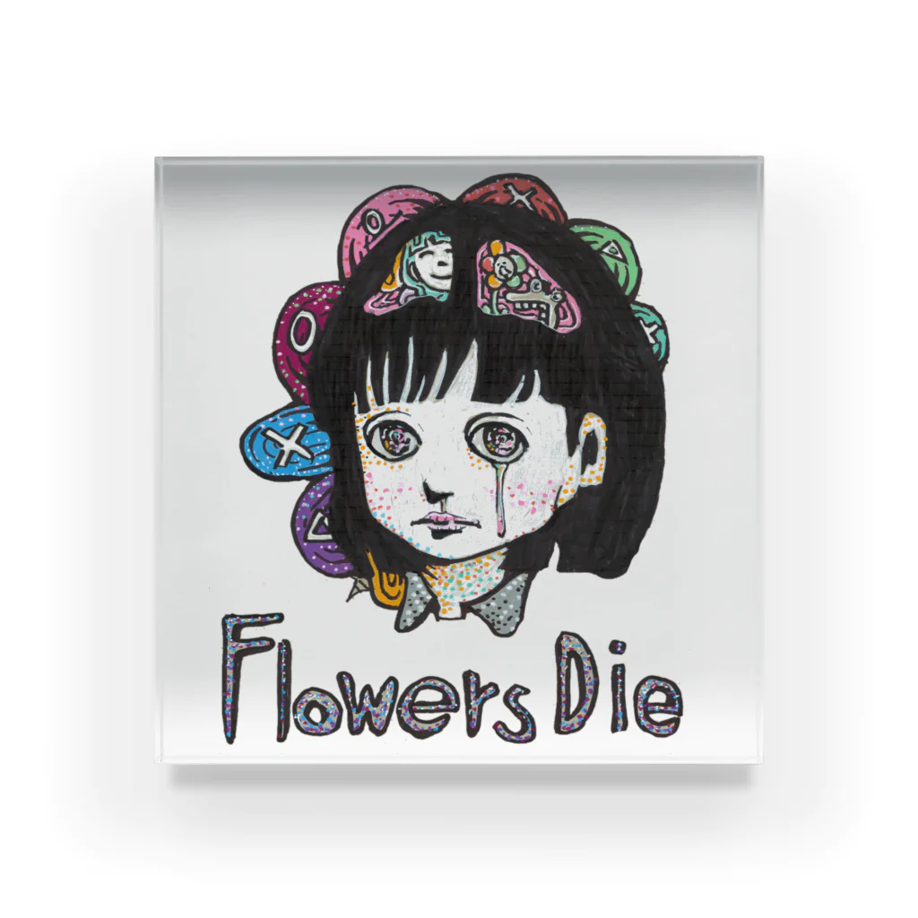 bourutarouのFlower Dies Acrylic Block