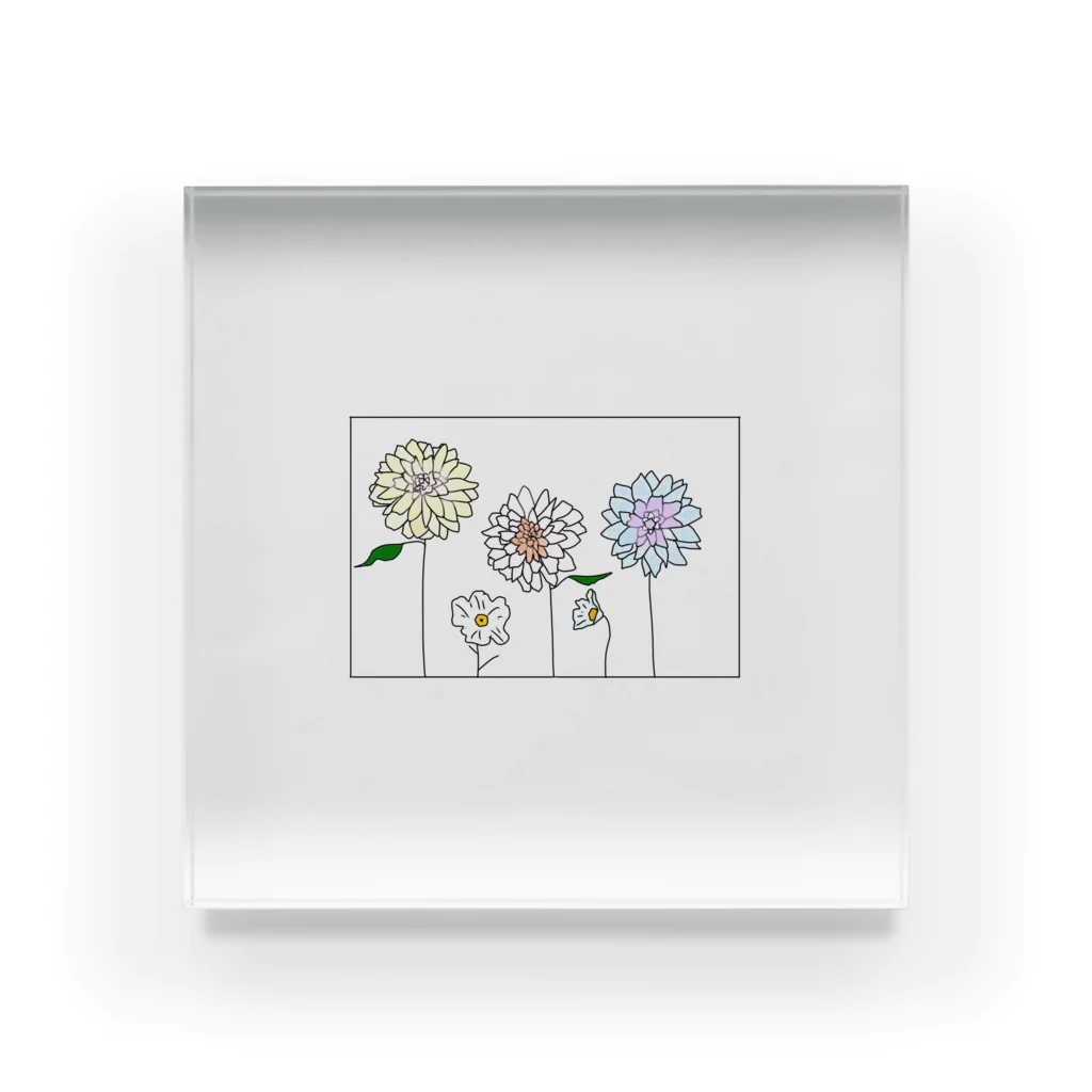 rLiCOの花 Acrylic Block