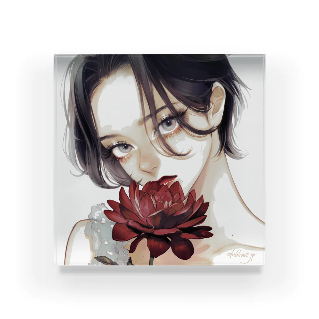 dahlia shop SUZURIのdahlia Acrylic Block