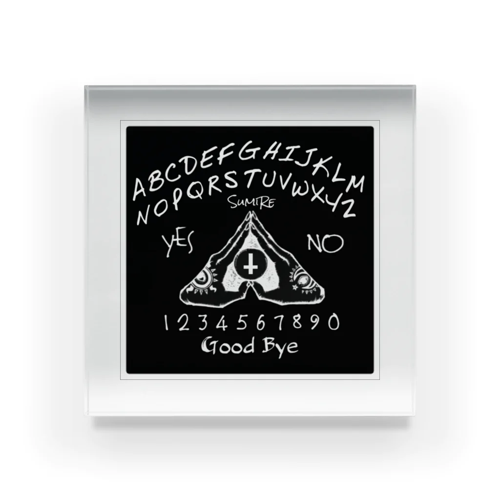 SumiReのウィジャボード　Ouija　黒 Acrylic Block