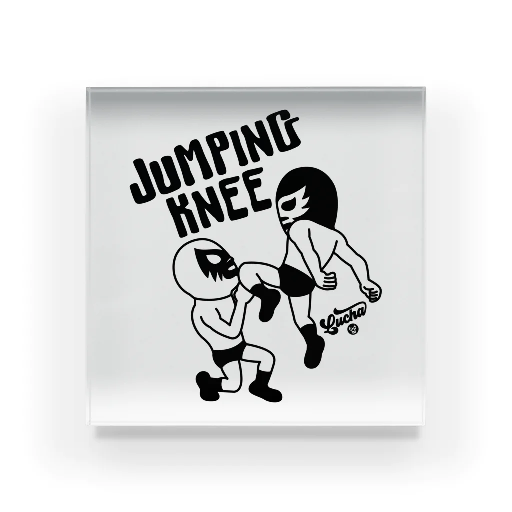 LUCHAのJUMPING KNEE#2 Acrylic Block