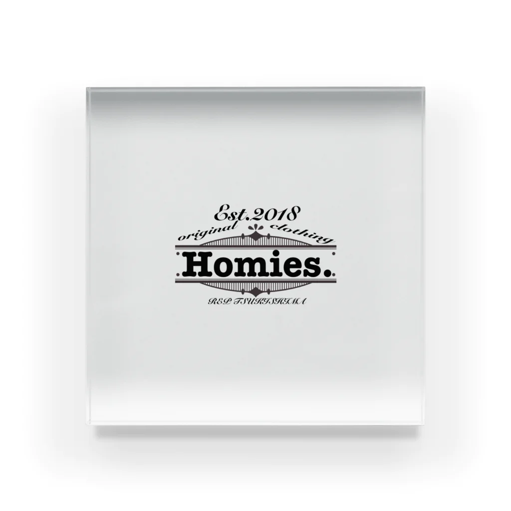 Homies.のHomies.ロゴアイテム アクリルブロック