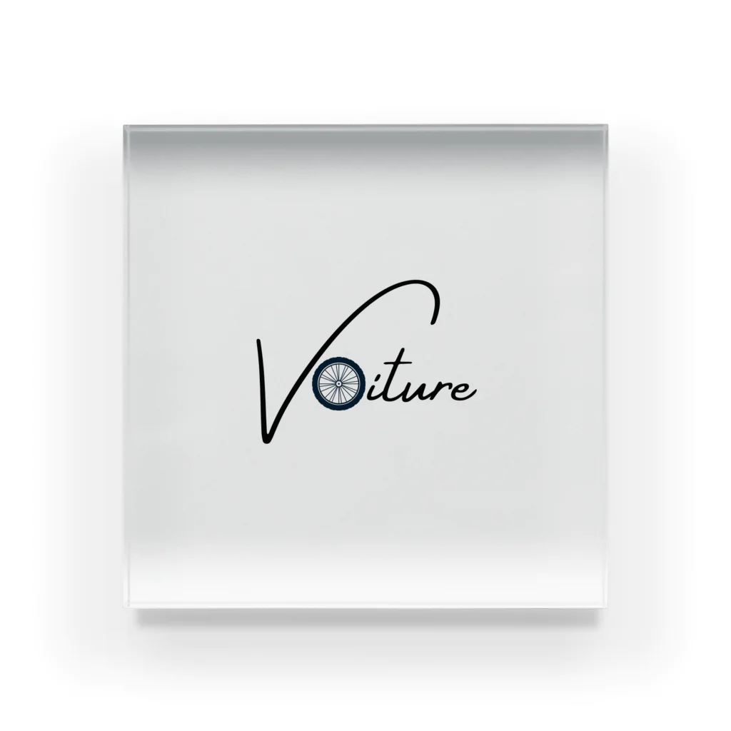 Voiture's GARAGEのVoiture LOGO GOODS SERIES 아크릴 블럭