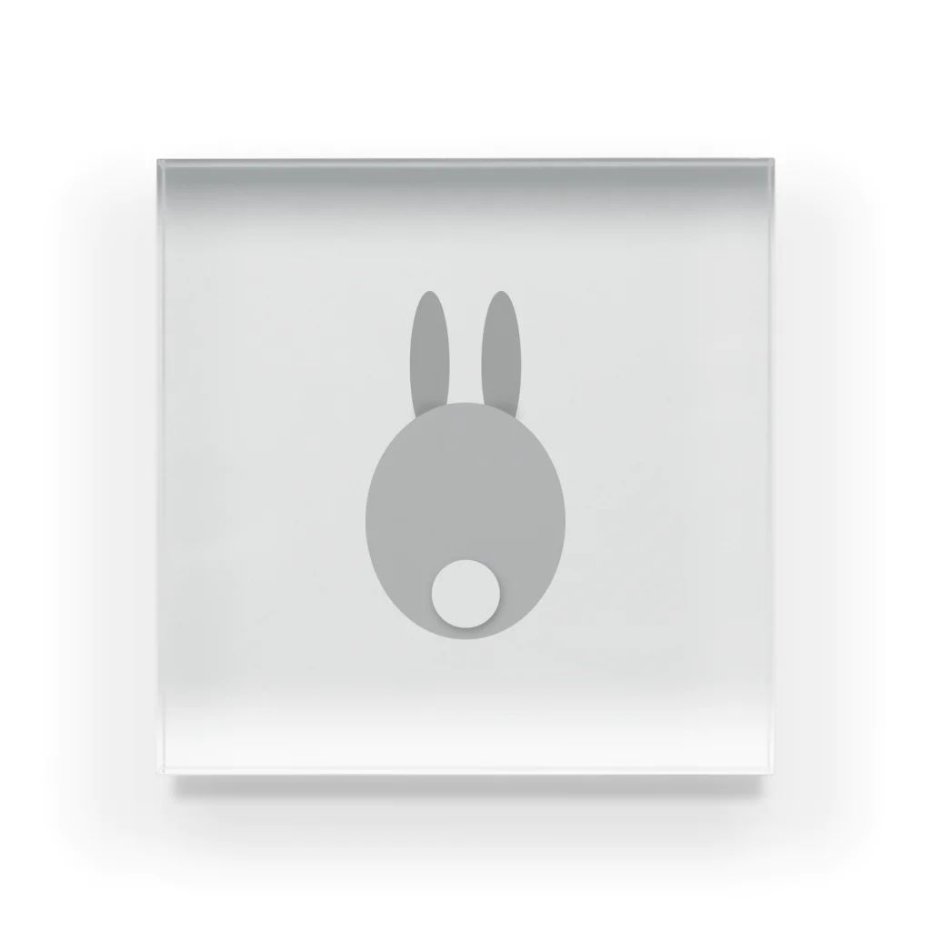 rabbiのうざぎのテール - rabbit tail Acrylic Block