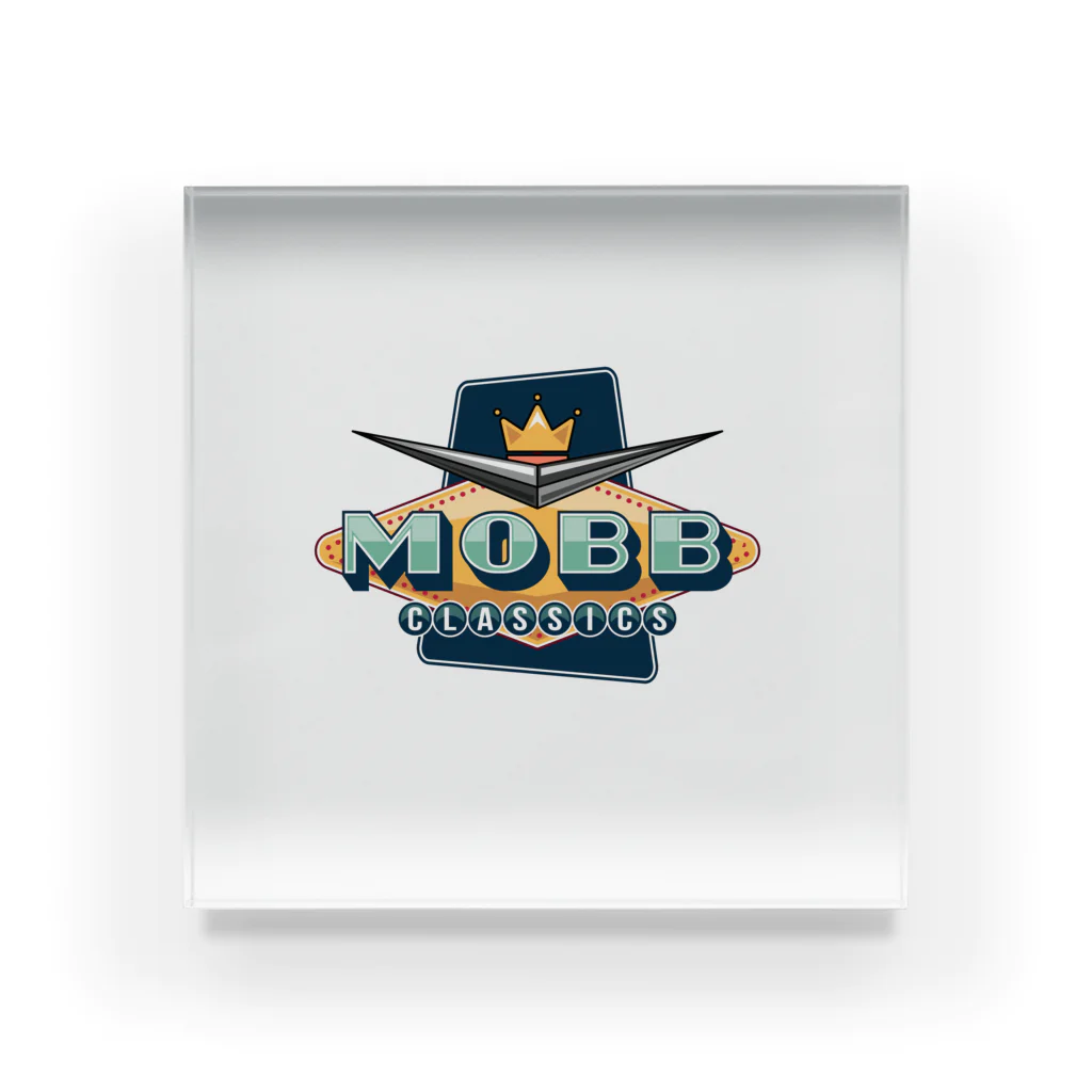 Marty's shop のMobb classics  original logo Acrylic Block