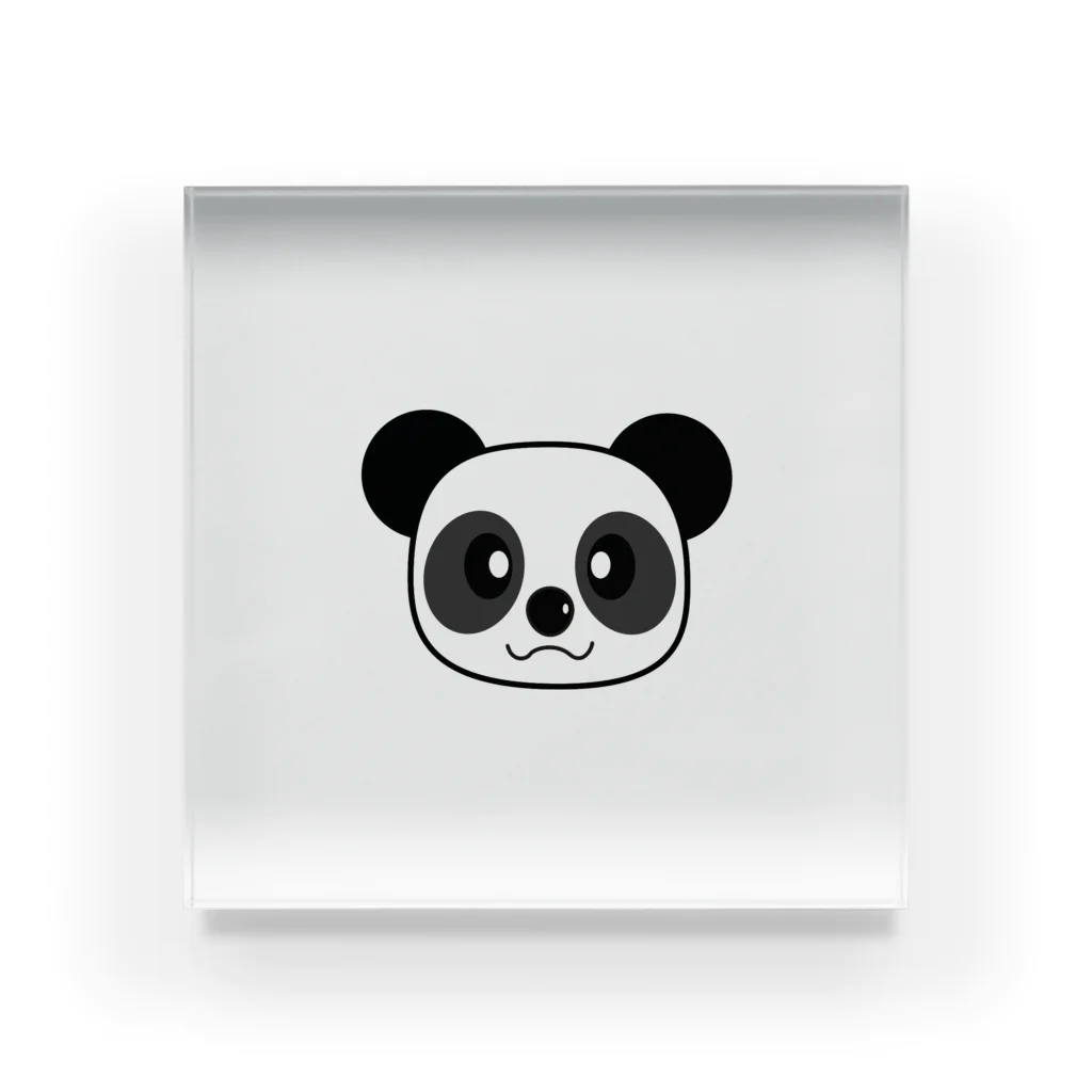 チャタリオの【原価販売】パンダのタンタンＢタイプ Acrylic Block