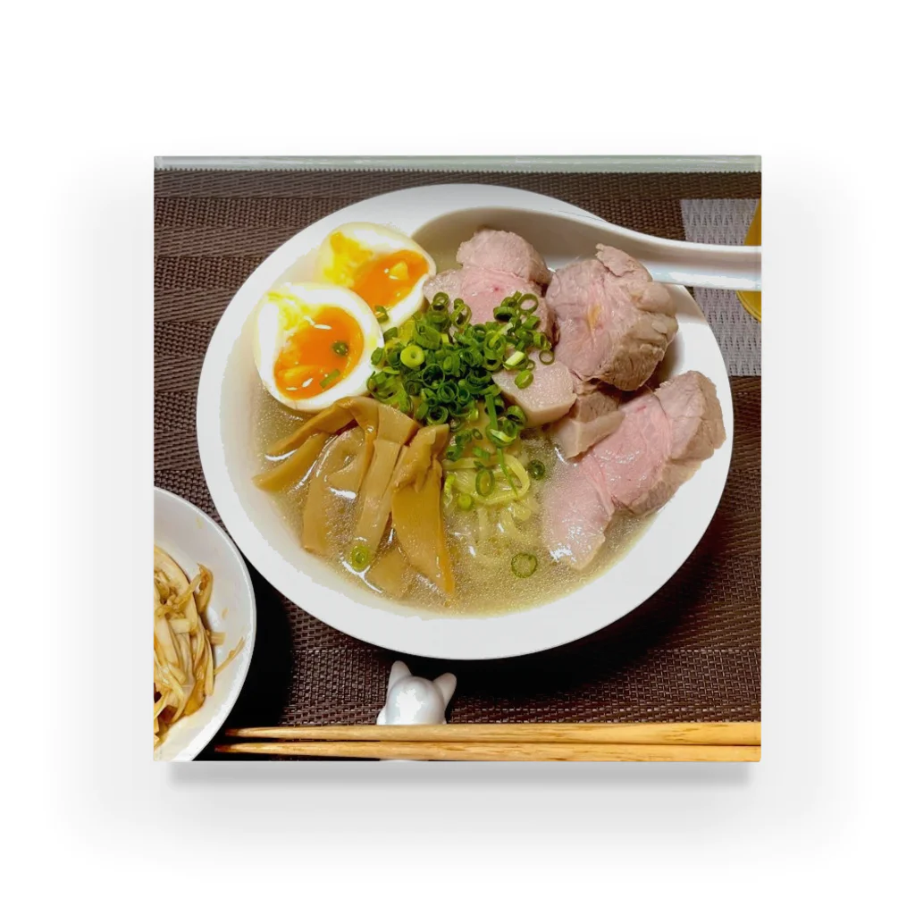 sina°ｺﾚ♪の鶏白湯ラーメン アクリルブロック