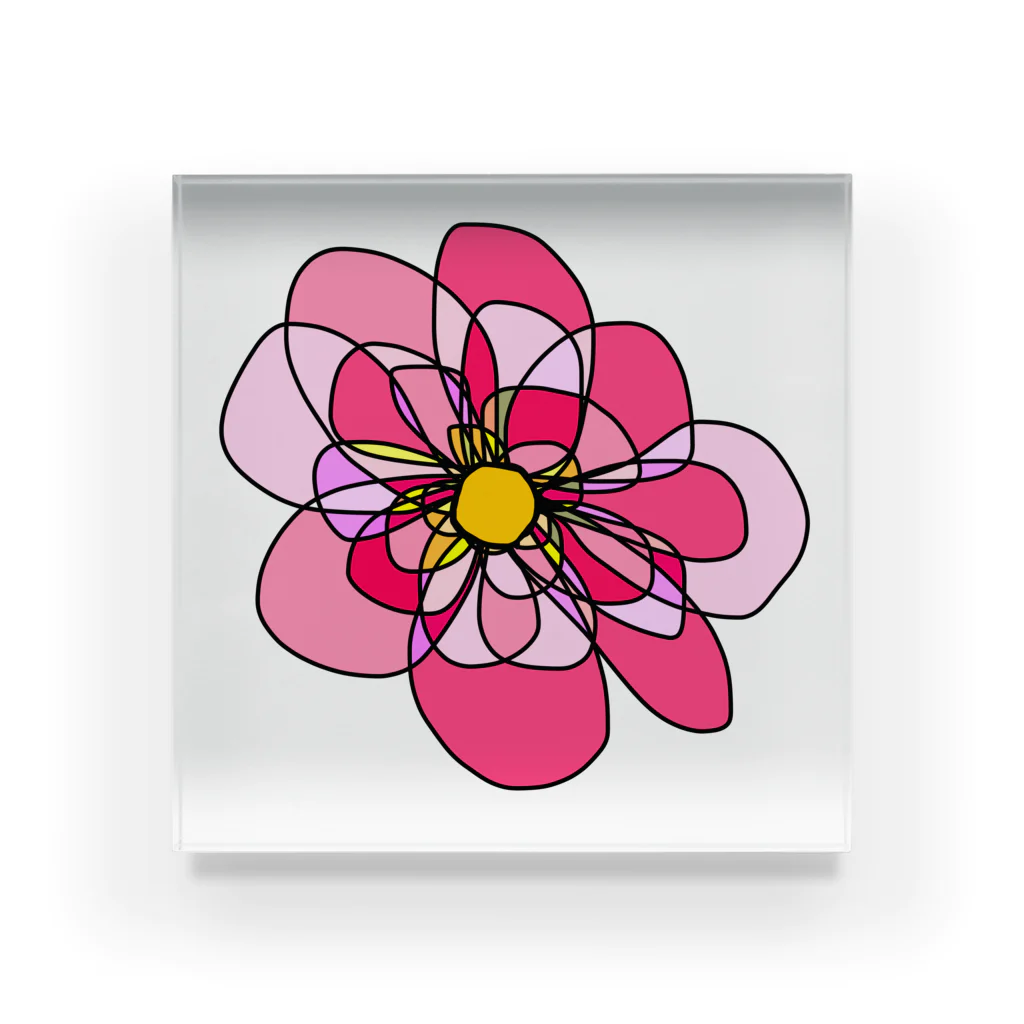 harunapenoの花Hana Acrylic Block