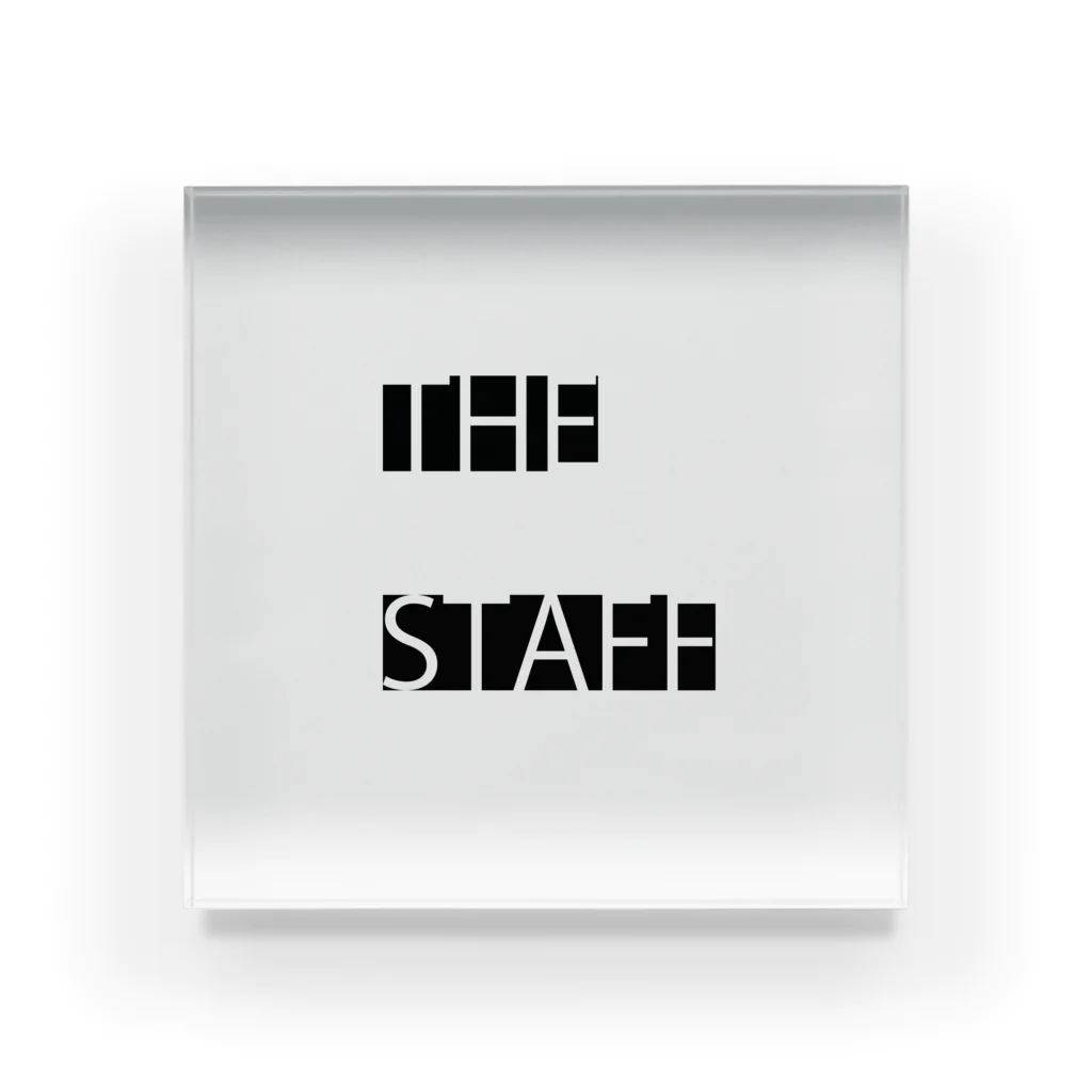 simpleINのTHE STAFF Acrylic Block