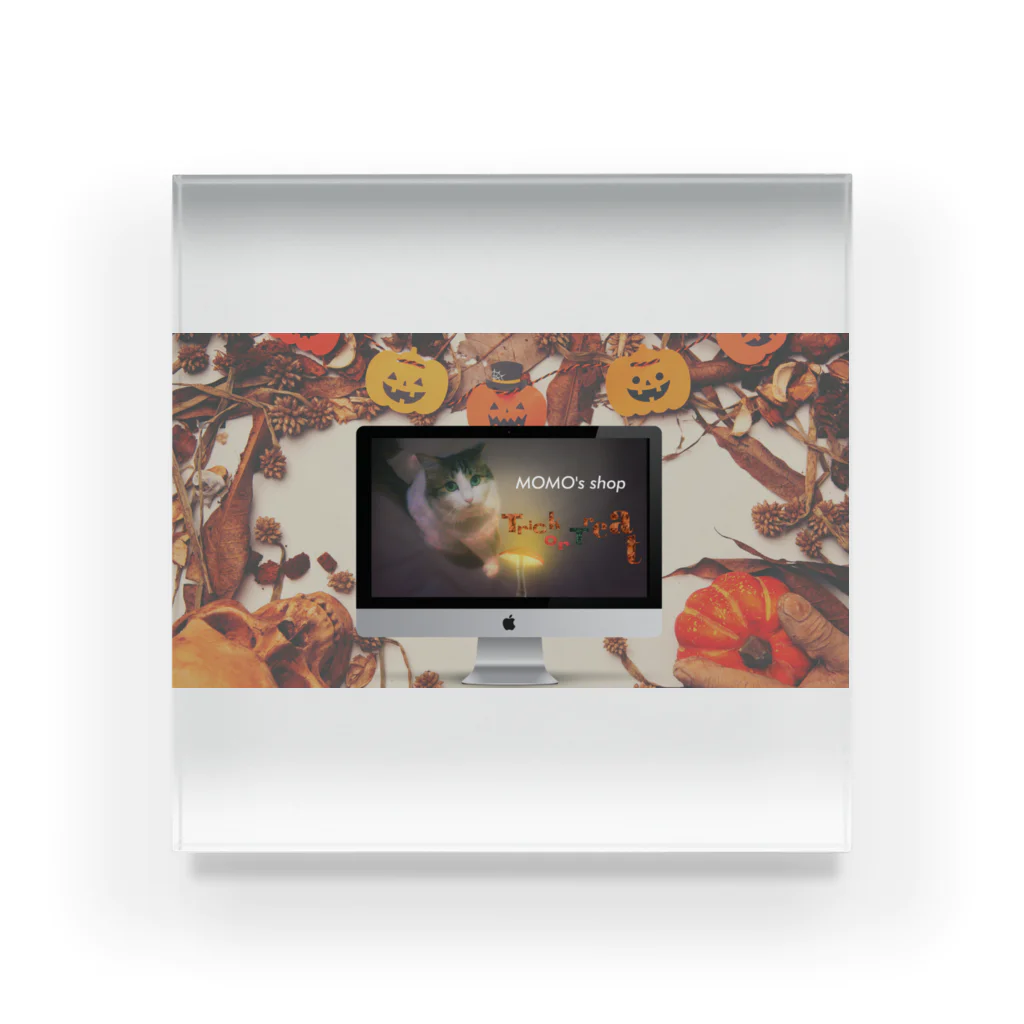 𝙈𝙊𝙈𝙊'𝙨 𝙎𝙝𝙤𝙥のHappy Halloween #06 Acrylic Block