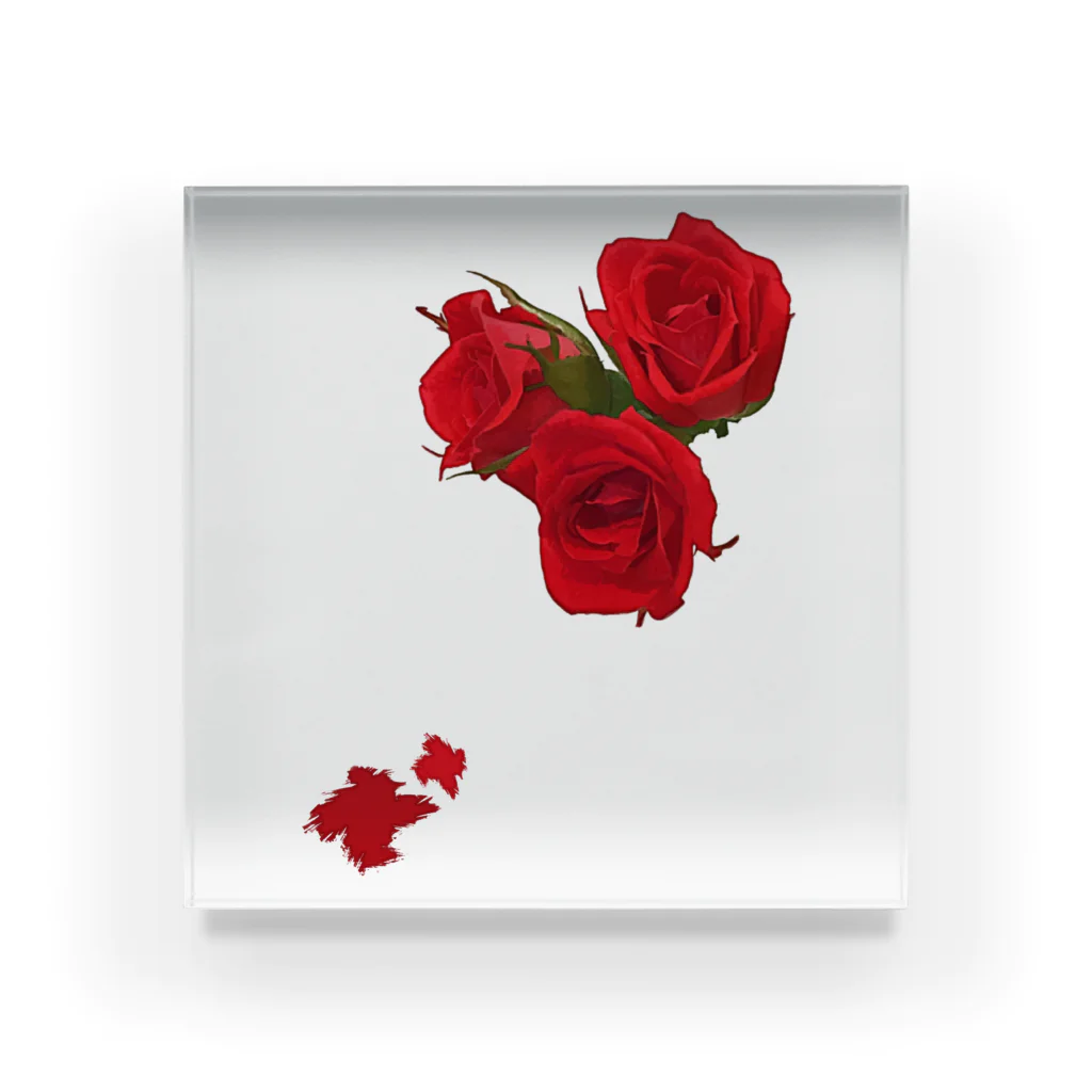 脂身通信Ｚの薔薇（ベルローズ） アクリルブロック
