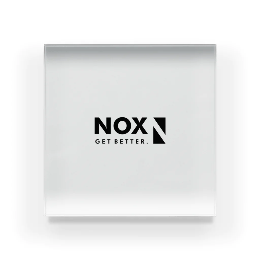 NOXの" NOX " GET BETTER. アクリルブロック