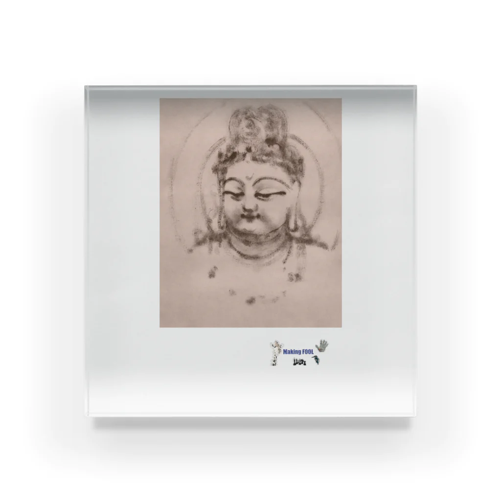Making FOOLの五百幼童経の世界 仏画：Buddha A3-1 001 MF アクリルブロック