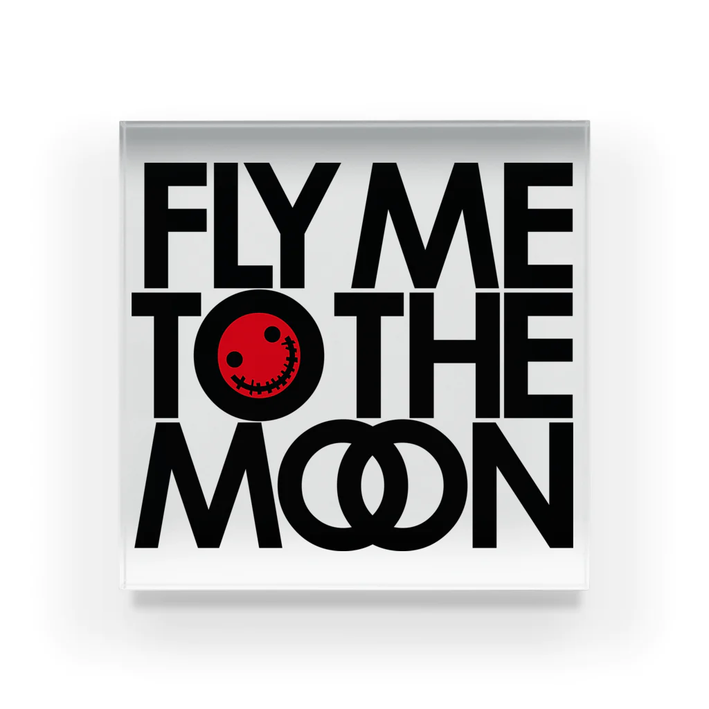 月が輝くこんな夜にのFLY ME TO THE MOON アクリルブロック