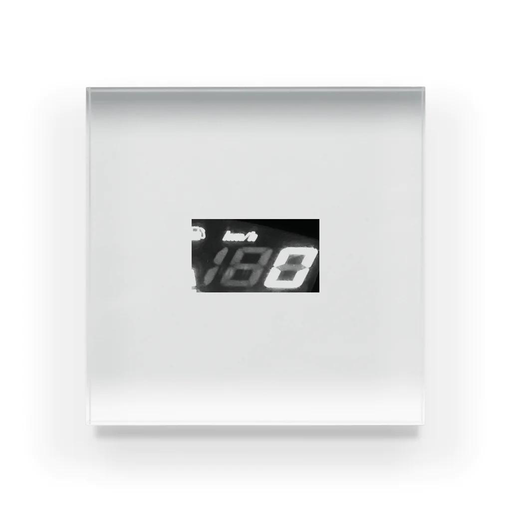 savageshadowのOne Eighty Zero White black アクリルブロック