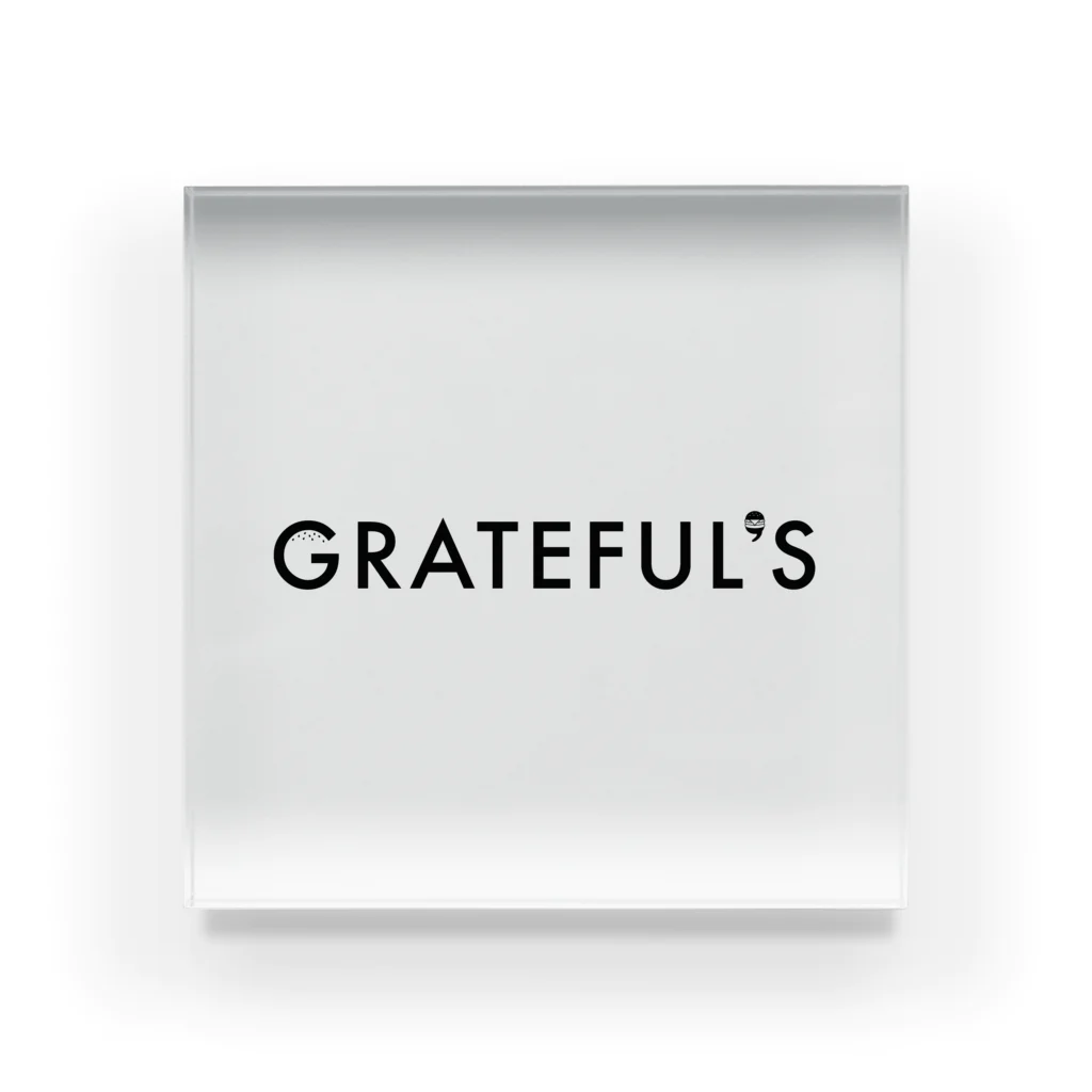 GRATEFUL‘SのGRATEFUL`S アクリルブロック