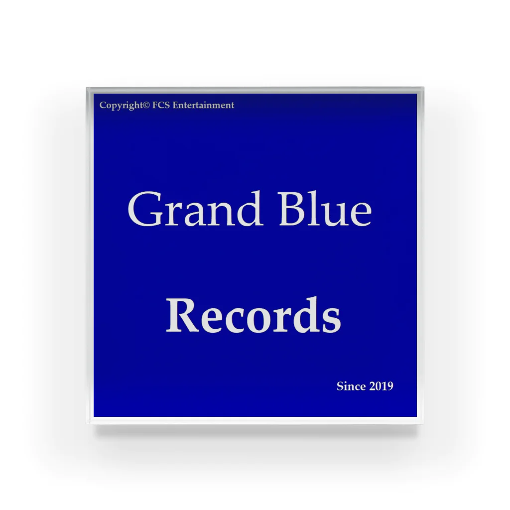 FCS EntertainmentのGrand Blue Records Acrylic Block