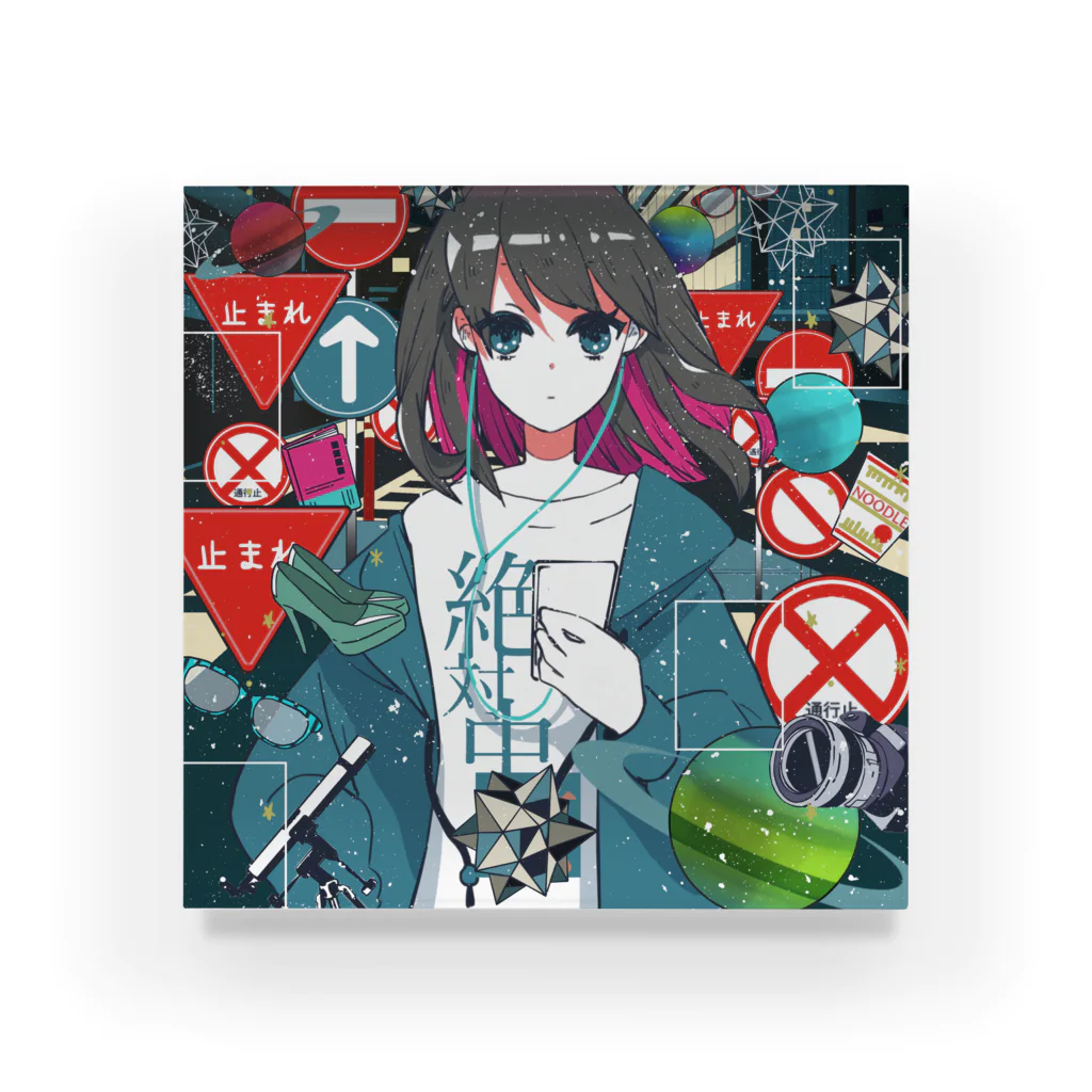 ZETTAI CHU-KAKUの未明リフレクト Acrylic Block