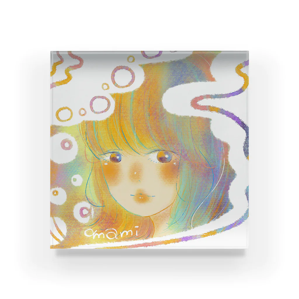 SHOP 琥珀糖のまみの黄昏ちゃん Acrylic Block