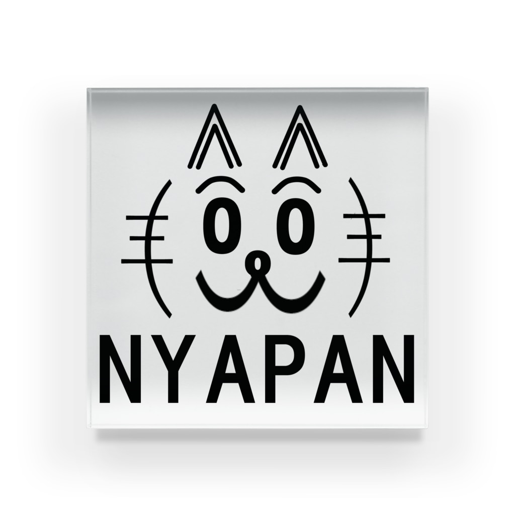 KOKI MIOTOMEの猫国　NYAPAN Acrylic Block