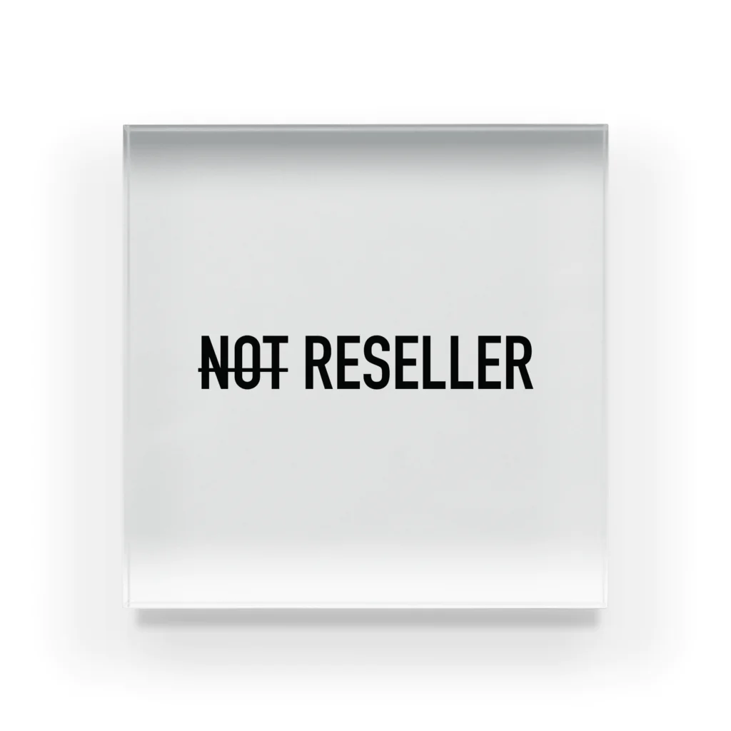 NOT RESELLER by NC2 ch.のNOT RESELLER BRAND NAME ver. Acrylic Block