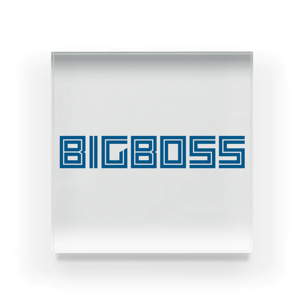 【何字ゃ文字屋】の「BIG BOSS」新ロゴ フォント アクリルブロック