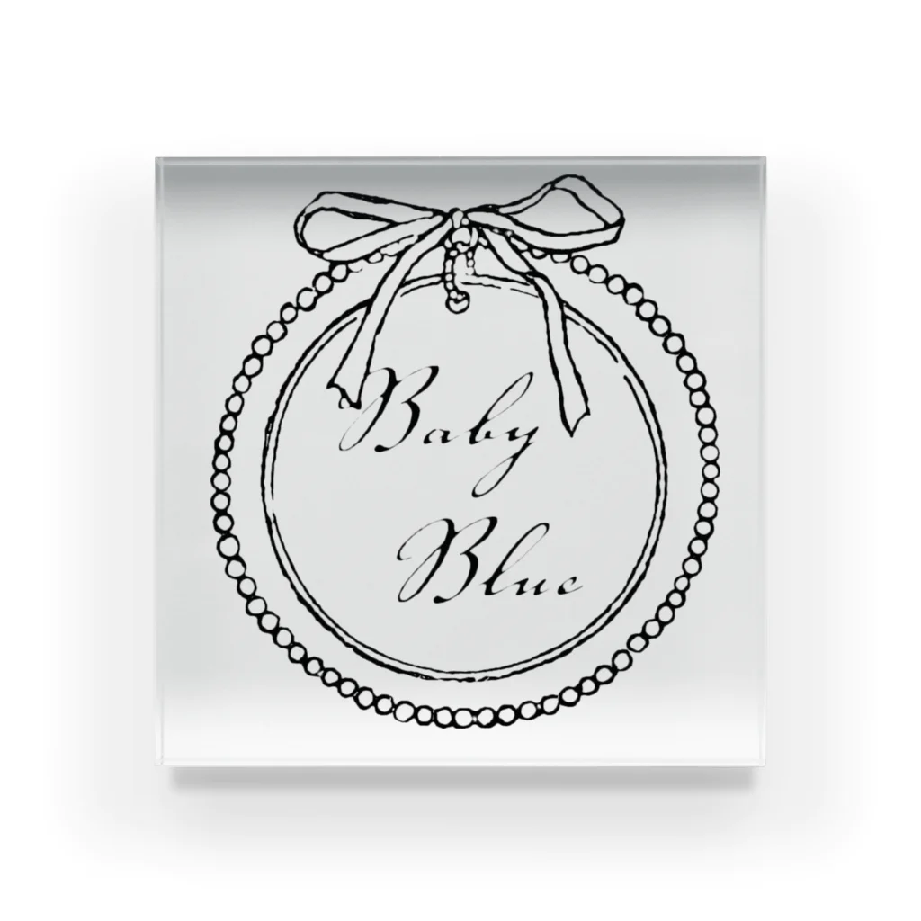 Baby Blue のour babyblue Acrylic Block