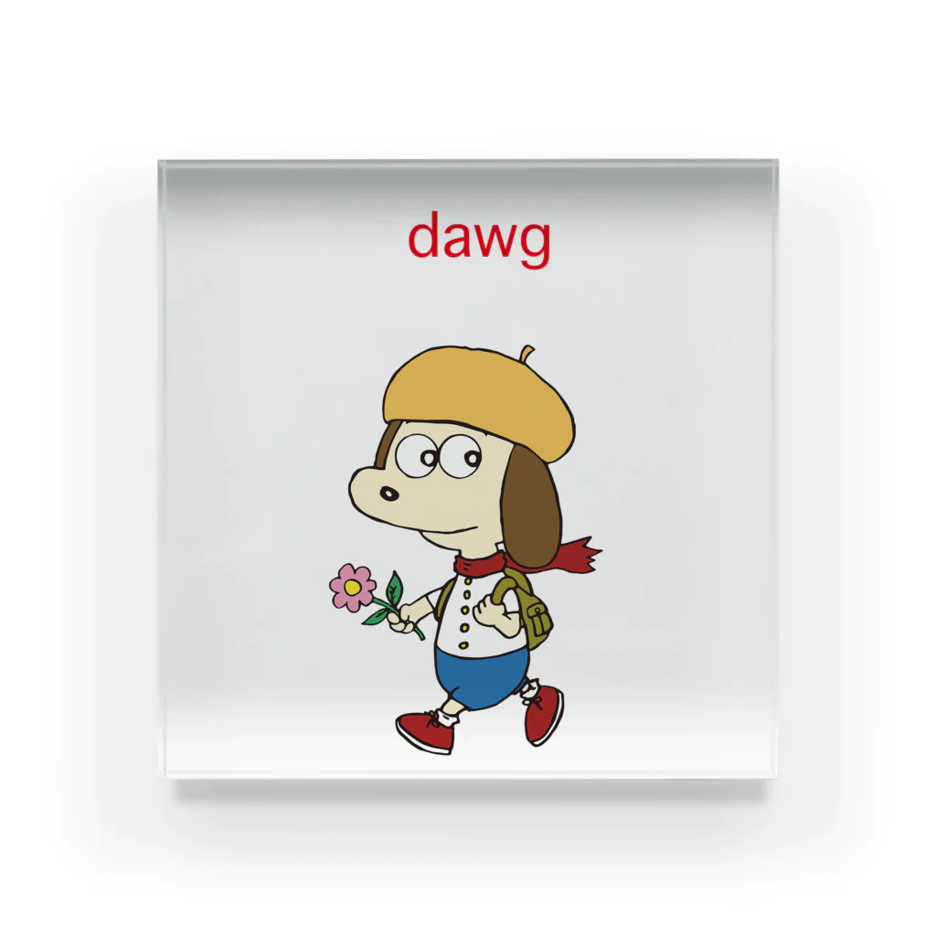 dawgのdawg Acrylic Block