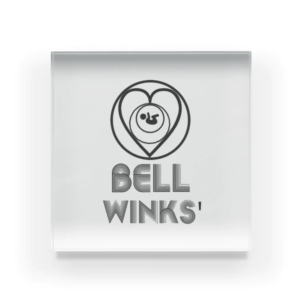 🅑🅔🅛🅛 ​ 🅦🅘🅝🅛🅢'のBell winks Acrylic Block