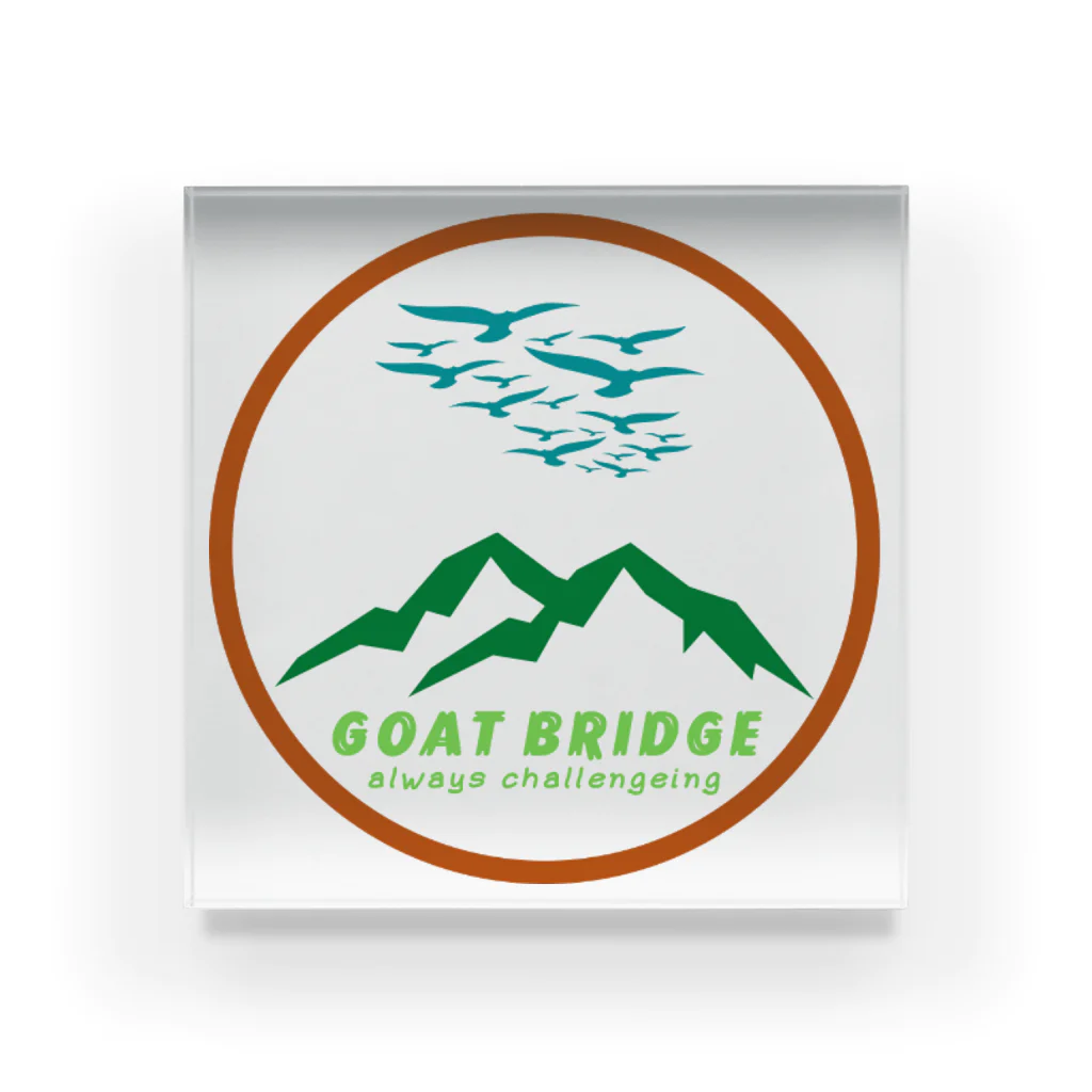 SAMANSA officialのGOATBRIDGE アクリルブロック