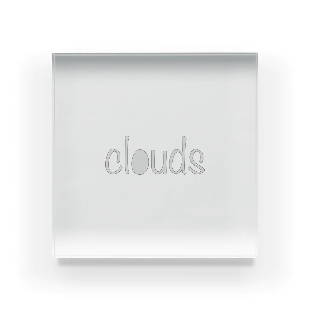 clouds のclouds アクリルブロック