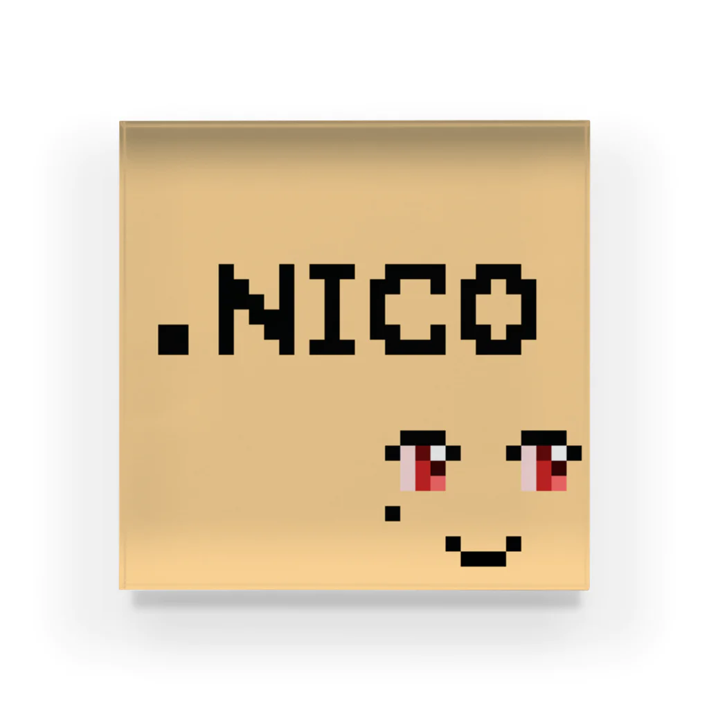 .NIKOの.NIKO 元気色 アクリルブロック