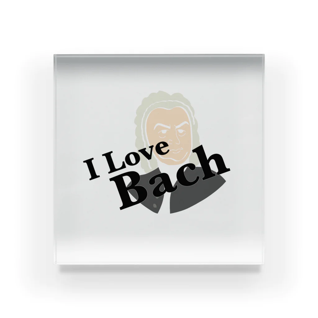 AmorosoのI Love Bach  Acrylic Block