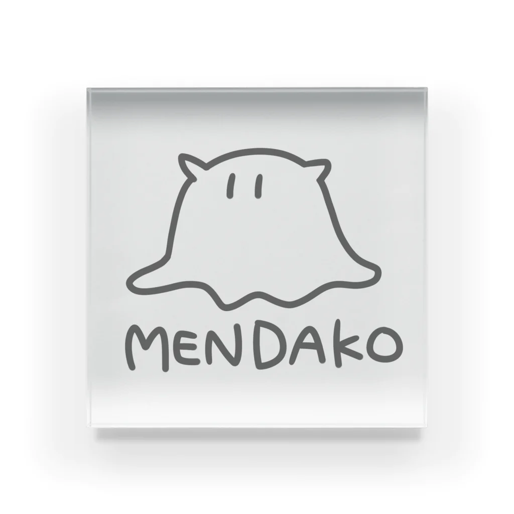 千月らじおのよるにっきのMENDAKO アクリルブロック