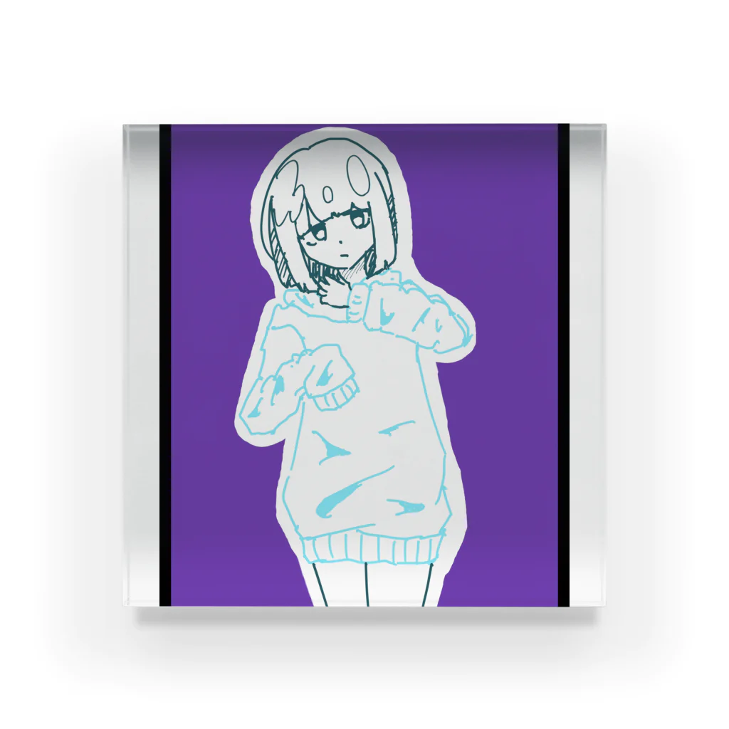 らいッサ喫茶のねおんちゃん Acrylic Block