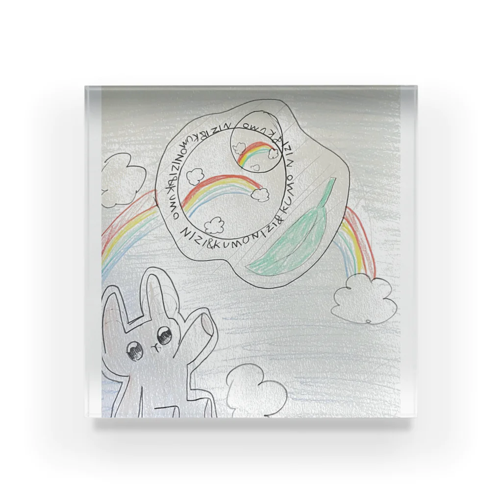 sayahartのNIJIとKUMO（momokaシリーズ） Acrylic Block