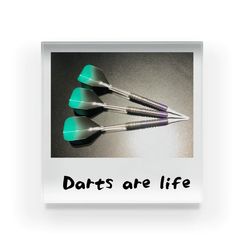 cocoa_to_manat0raのdarts are life アクリルブロック