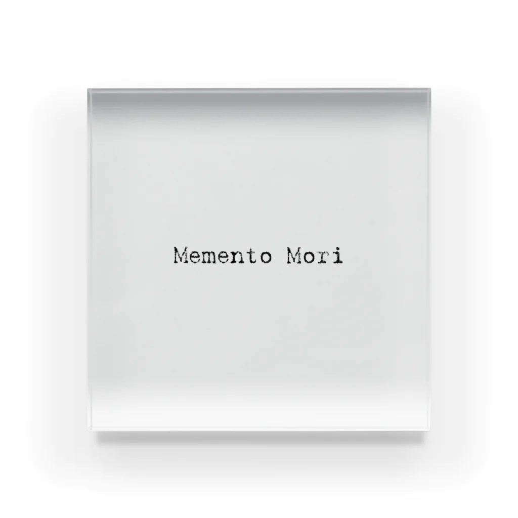 SoranoのMemento Mori Acrylic Block