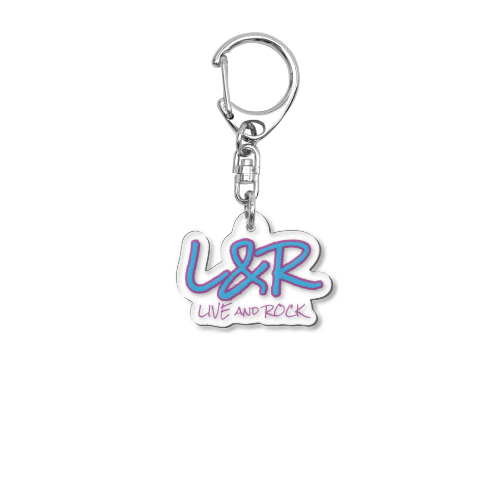 L&RのL&R  LIVE and ROCK Acrylic Key Chain