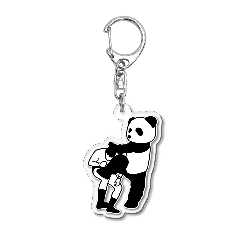 LUCHAの膝蹴り Acrylic Key Chain