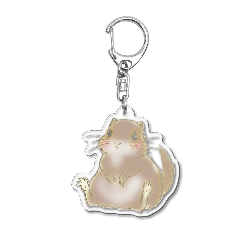 HaruKanaわーくすのおすわりジリス Acrylic Key Chain