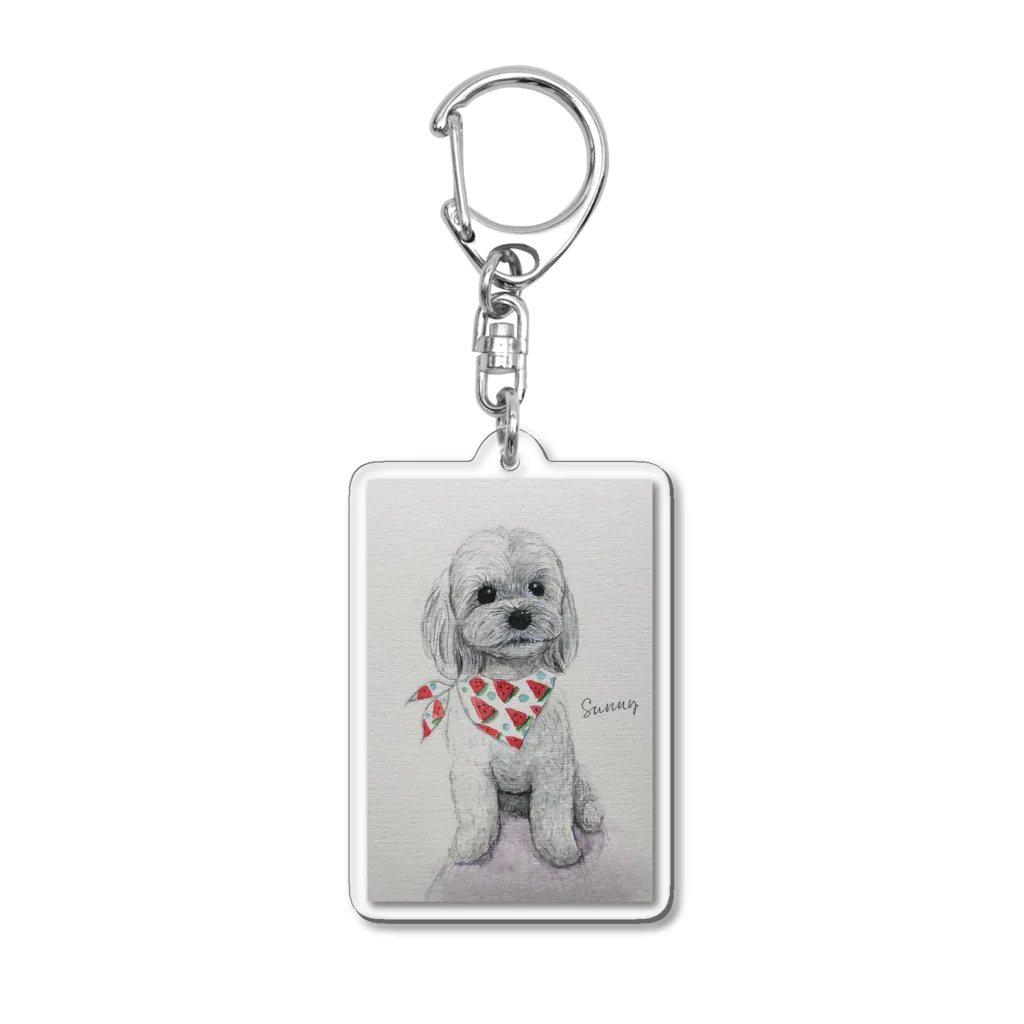 サニーSunny 犬グッズショップのサニオくん Acrylic Key Chain