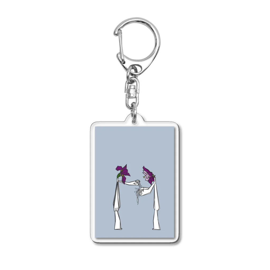 花瓶の疑問の説明するだけ無駄 Acrylic Key Chain