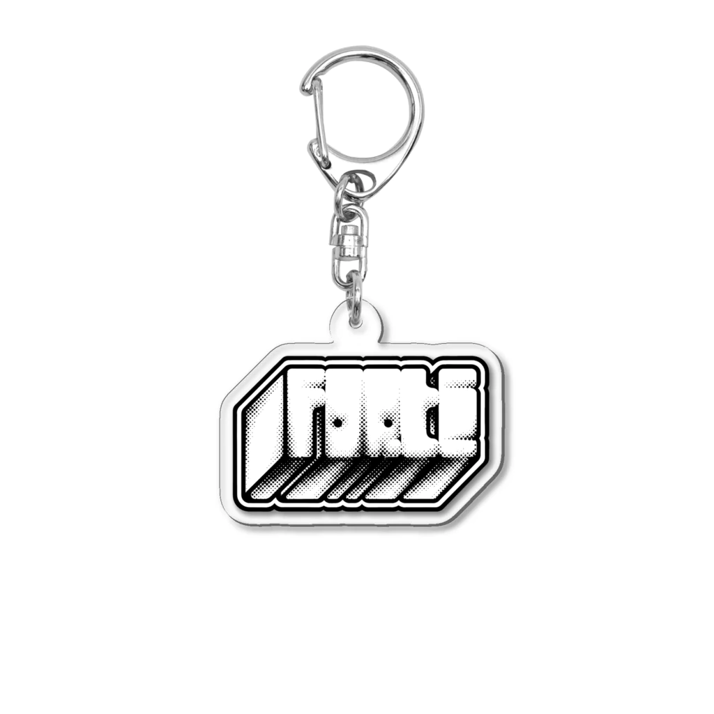 forteworksのforte block Acrylic Key Chain