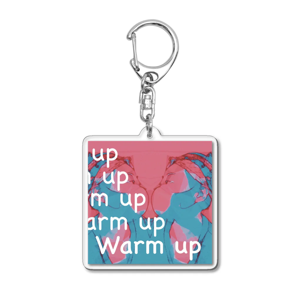 Warm upのWarm up Acrylic Key Chain